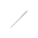 Variante Blanc - Stylo bille personnalisable Baron opaque en ABS avec logo - Stilolinea