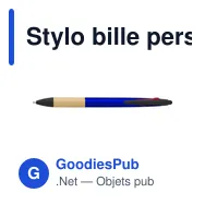 Stylo bille personnalisable 3 mines avec logo - Malachi - Miniature 10