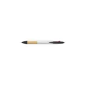 Variante argenté - Stylo bille personnalisable 3 mines avec logo - Malachi