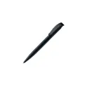 Variante Noir - Stylo bille personnalisable en plastique recyclé avec logo - Apollo