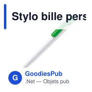 Stylo bille personnalisable en ABS opaque avec logo - Atlas - Miniature 12