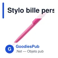 Stylo bille personnalisable en ABS opaque avec logo - Atlas - Miniature 3