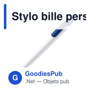 Stylo bille personnalisable en ABS opaque avec logo - Atlas - Miniature 7