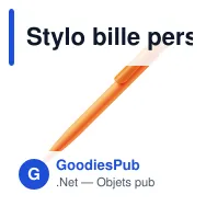 Stylo bille personnalisable en ABS opaque avec logo - Atlas - Miniature 10