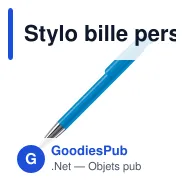 Stylo bille personnalisable en ABS opaque avec pointe métal - Atlas - Miniature 2