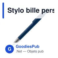 Stylo bille personnalisable en ABS opaque avec pointe métal - Atlas - Miniature 12