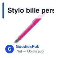 Stylo bille personnalisable en ABS opaque avec pointe métal - Atlas - Miniature 4
