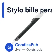 Stylo bille personnalisable en ABS opaque avec pointe métal - Atlas - Miniature 8