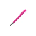 Variante Rose - Stylo bille personnalisable en ABS opaque avec pointe métal - Atlas