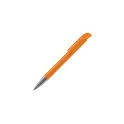 Variante Orange - Stylo bille personnalisable en ABS opaque avec pointe métal - Atlas