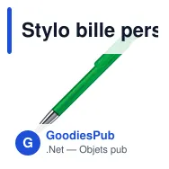Stylo bille personnalisable en ABS transparent avec pointe métal - Atlas - Miniature 3