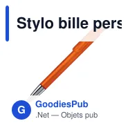 Stylo bille personnalisable en ABS transparent avec pointe métal - Atlas - Miniature 6