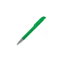 Variante Transparent vert - Stylo bille personnalisable en ABS transparent avec pointe métal - Atlas