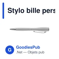 Stylo bille personnalisable avec lampe LED - Stephenavec logo - Miniature 12