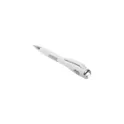 Variante blanc - Stylo bille personnalisable avec lampe LED - Stephenavec logo