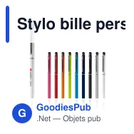 Stylo bille personnalisable en aluminium avec stylet avec logo - Stylet Alu - Miniature 1