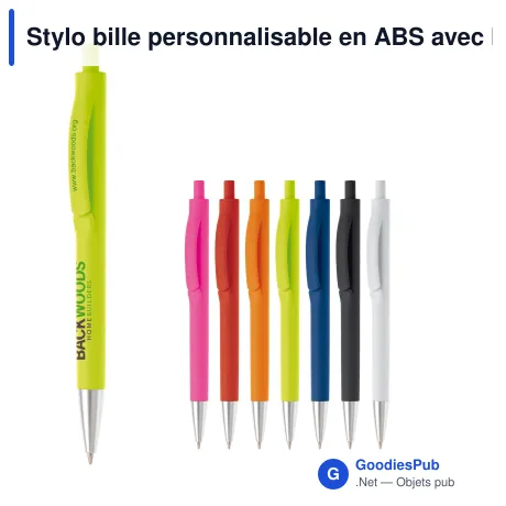 Stylo bille personnalisable en ABS avec logo - Basic X