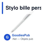 Stylo bille personnalisable en ABS avec logo - Basic X - Miniature 3