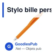Stylo bille personnalisable en ABS avec logo - Basic X - Miniature 4