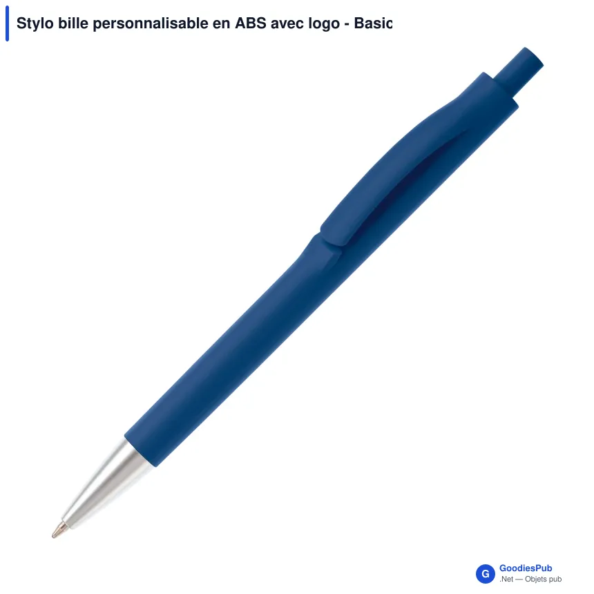 Stylo bille personnalisable en ABS avec logo - Basic X - Image 8