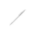 Variante Blanc - Stylo bille personnalisable en ABS avec logo - Basic X