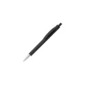 Variante Noir - Stylo bille personnalisable en ABS avec logo - Basic X