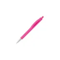 Variante Rose - Stylo bille personnalisable en ABS avec logo - Basic X