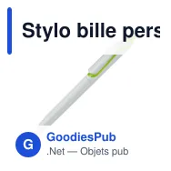 Stylo bille personnalisable fabriqué en Allemagne avec logo - Click Shadow - Miniature 3