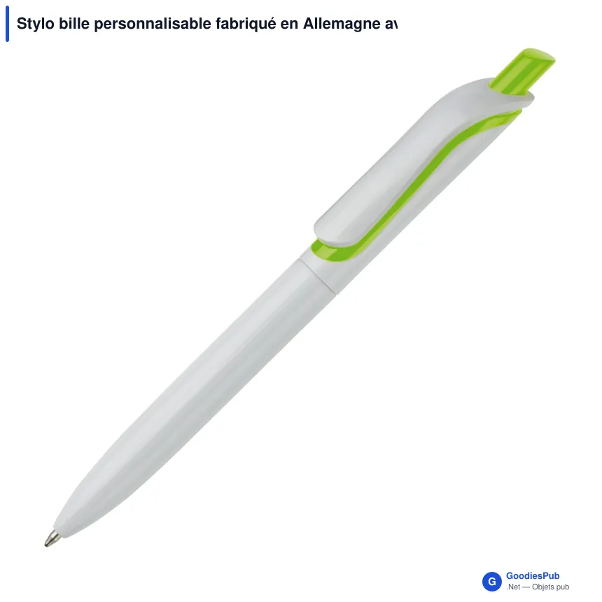 Stylo bille personnalisable fabriqué en Allemagne avec logo - Click Shadow - Image 3