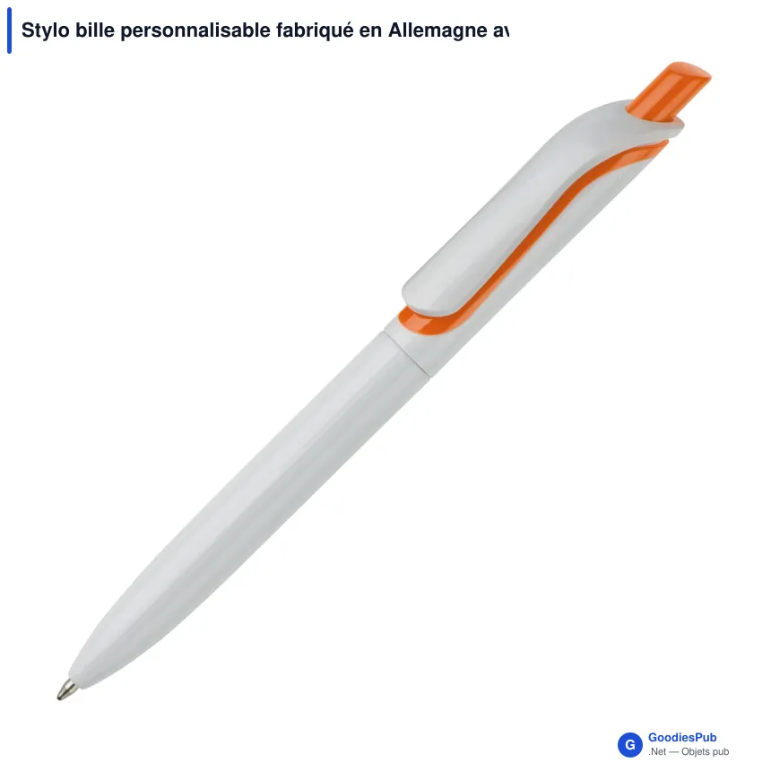 Stylo bille personnalisable fabriqué en Allemagne avec logo - Click Shadow - Image 4