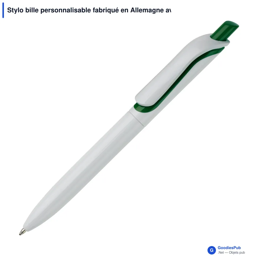 Stylo bille personnalisable fabriqué en Allemagne avec logo - Click Shadow - Image 5