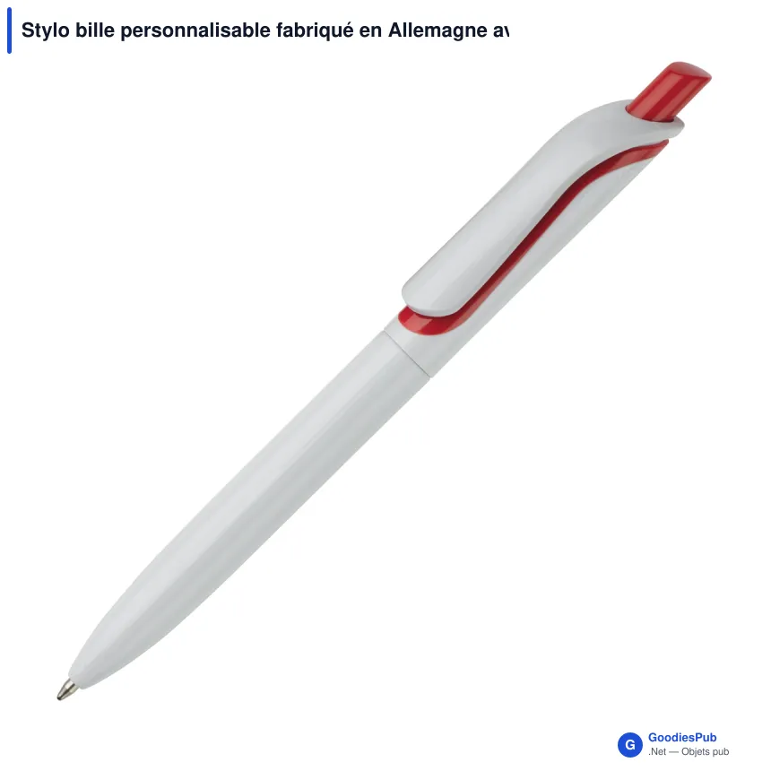Stylo bille personnalisable fabriqué en Allemagne avec logo - Click Shadow - Image 7