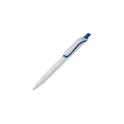 Variante Blanc / bleu foncé - Stylo bille personnalisable fabriqué en Allemagne avec logo - Click Shadow