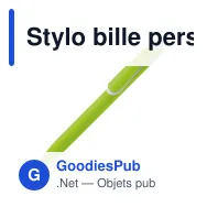 Stylo bille personnalisable soft touch en ABS recyclé avec logo - ClickShadow - Miniature 5