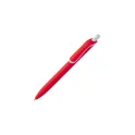 Variante Rouge - Stylo bille personnalisable soft touch en ABS recyclé avec logo - ClickShadow