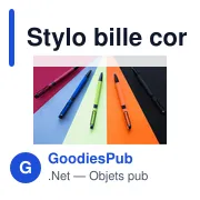 Stylo bille corp coloré et clip "lasseau" | Amara - Miniature 6