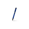 Variante bleu marine - Stylo bille corp coloré et clip "lasseau" | Amara