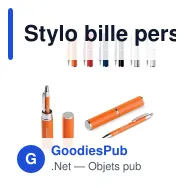Stylo bille personnalisable en aluminium avec étui tube métal - Miniature 1