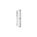 Variante Blanc - Stylo bille personnalisable en aluminium avec étui tube métal