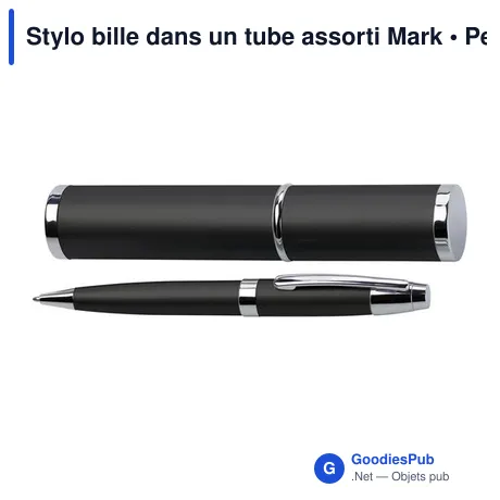 Stylo bille dans un tube assorti Mark
