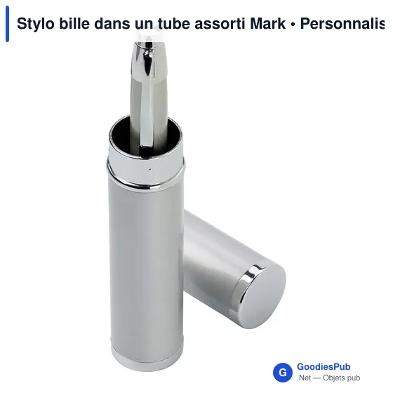 Stylo bille dans un tube assorti Mark - Image 4