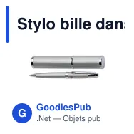 Stylo bille dans un tube assorti Mark - Miniature 5