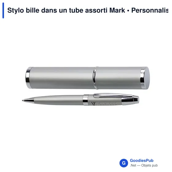 Stylo bille dans un tube assorti Mark - Image 5