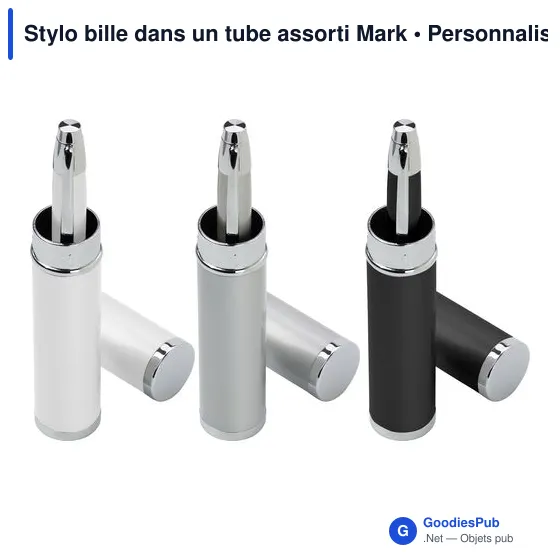 Stylo bille dans un tube assorti Mark - Image 6