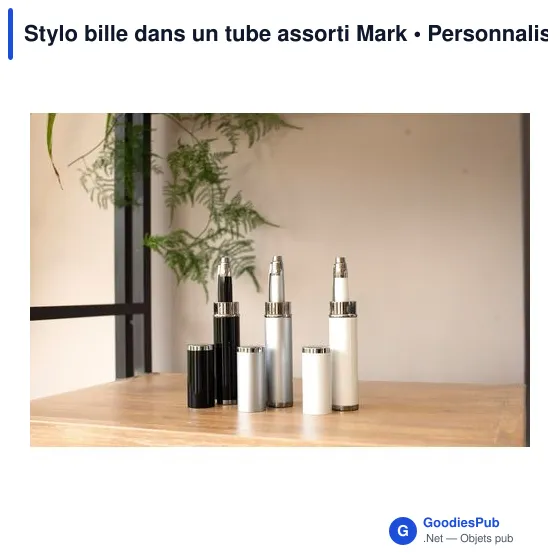 Stylo bille dans un tube assorti Mark - Image 8