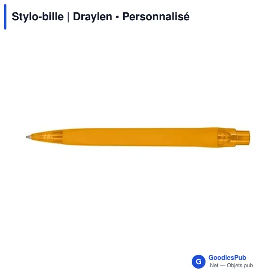Stylo-bille personnalisable Draylen avec logo - Image 2