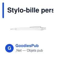 Stylo-bille personnalisable Draylen avec logo - Miniature 11