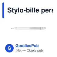 Stylo-bille personnalisable Draylen avec logo - Miniature 12