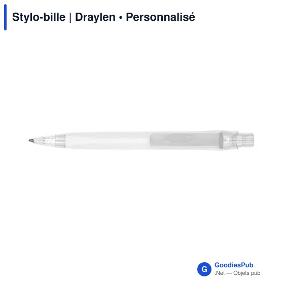 Stylo-bille personnalisable Draylen avec logo - Image 12