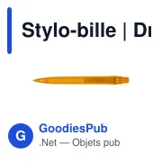 Stylo-bille personnalisable Draylen avec logo - Miniature 4